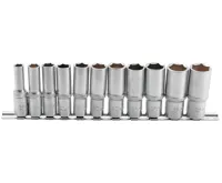 BGS Hlavice nástrčné 3/8" 8,0-19,0 mm, prodloužené, na kolejnici BGS Hlavice nástrčné 3/8" 8,0-19,0 mm, prodloužené, na kolejnici