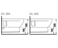 JIKA MIO Závěsný Bidet s otvorem pro baterii (s bočními otvory) (3)