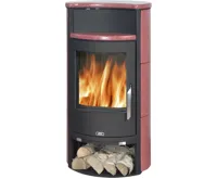 ABX Pori 5 Krbová kamna - černý plech kachle rubín (vč.HD) | AKCE Zdravá láhev 0,7l