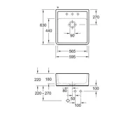 Villeroy & Boch Single 595 White Pearl Bílá keramika Pearl (4)