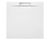 POLYSAN KAZUKO sprchová vanička z litého mramoru, čtverec 90x90cm, bílá