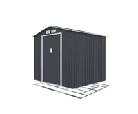 Zahradní domek ARES A 2,71 m2 antracit + podlahová konstrukce ARES A IWH-10230001 + IWH-10