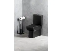 CREAVIT LARA WC kombi, spodní/zadní odpad, černá mat (5)