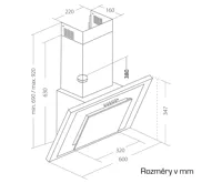 CATA Odsavač par EMPIRE KD 329060 (1)