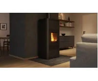 HS Flamingo Krbová kamna AQUAFLAM ® 12 s výměníkem - černá, základní regulace (30)