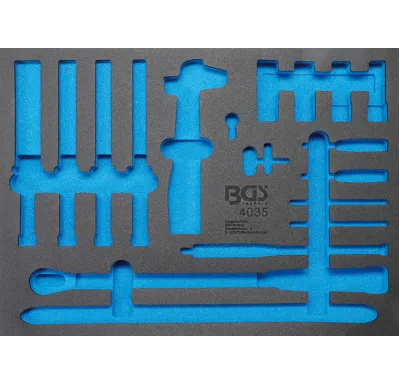 BGS Vložka do dílenského vozíku 3/3, prázdná, pro BGS 4035