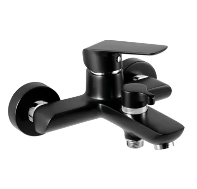 NOVASERVIS Vanová baterie bez příslušenství 150 mm Nobless Tina černá - 38020/1,5