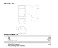 ABX Kiruna 6 Krbová kamna - šedý plech | AKCE Zdravá láhev 0,7l (1)