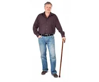 HomeLife Vycházková hůl dřevěná (5)