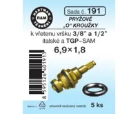 Hartman Sada č. 191: sada "O" kroužků - baterie TGP - 6.9x1.8 - 5x5067 Hartman Sada č. 191: sada "O" kroužků - baterie TGP - 6.9x1.8 - 5x5067
