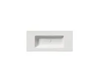 GSI PURA keramické umyvadlo Slim 102x46cm, bez otvoru, bílá mat (1)