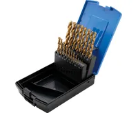 BGS Vrtáky spirálové, HSS-G, s titanovým povrchem, 1 - 10 mm, 19dílná sada BGS Vrtáky spirálové, HSS-G, s titanovým povrchem, 1 - 10 mm, 19dílná sada