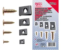 BGS Sortiment spon šroubů krytu podvozku automobilu 170 dilů