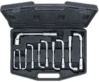 BGS Klíče fajfkové průchodné, 6 - 22 mm, 11dílná sada (4)