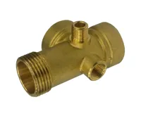 Mosazná pěticestná armatura 82mm