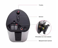 Donner DROP Automatický dávkovač (Gel) Stříbrný (27)