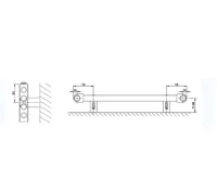 Koupelnový radiátor Korado Koralux Linear Max KLM 450/1220 (1)