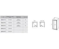 Ravak sprchové dveře BLDZ2-90 bright alu+Transparent (4)