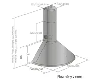 CATA Odsavač par EMPIRE KD 316060 (1)