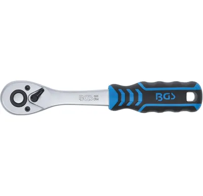 BGS Přepínací ráčna, jemně ozubená, 6,3 mm (1/4")