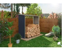 Přístřešek na dřevo plechový HESTIA CW-A antracit IWH-10230010 (4)