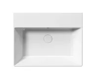 GSI KUBE X keramické umyvadlo 60x47cm, bez otvoru, bílá ExtraGlaze (4)