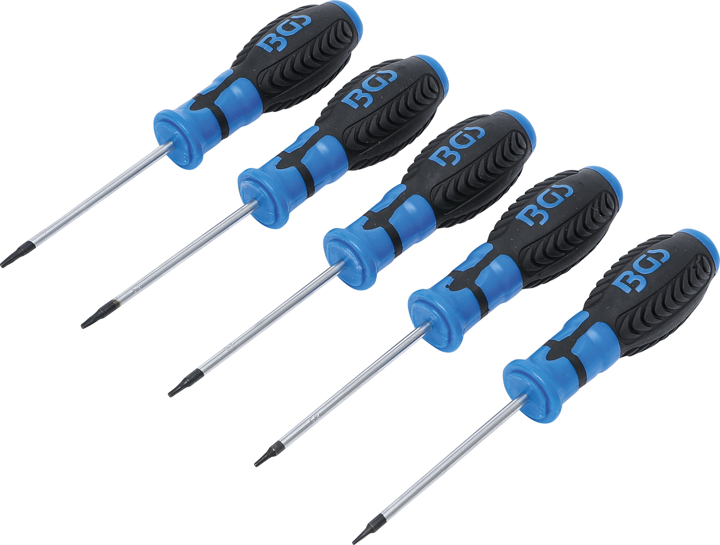 Bgs sada šroubováků, t-profil (pro torx), t6 - t10, 7dílná