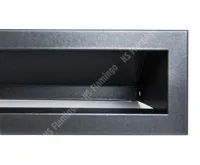 HS Flamingo Krbová mřížka OTEVŘENÁ rohová levá 80x40x6 cm, nerez (2)