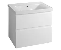 AQUALINE SAVA 70 keramické umyvadlo nábytkové 70x46cm, bílá (6)