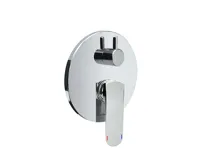 Sprchová baterie podomítková s trojcestným přepínačem, Mada, Mbox, kulatý kryt, chrom