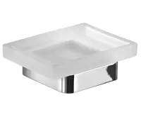 GEDY SAMOA mýdlenka, mléčné sklo, chrom