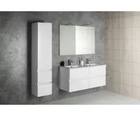 SAPHO SLIM keramické dvojumyvadlo, nábytkové, 120x46,5cm, bílá (4)