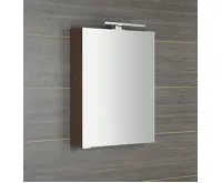 SAPHO MIRRÓ galerka s LED osvětlením, 50x70x16cm, levá/pravá, borovice rustik (3)