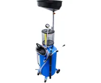 BGS Pneumatická plnička s nádobou pro vypouštění oleje, 80 l (1)