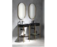 ISVEA INFINITY OVAL keramické umyvadlo na desku, 60x40cm, černá mat (7)