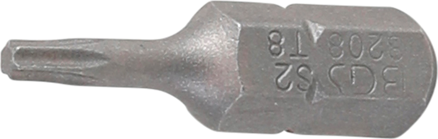 BGS Bit, pohon vnější šestihran 6,3 mm (1/4"), T-profil (pro Torx) T8