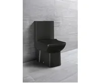CREAVIT LARA WC kombi, spodní/zadní odpad, černá mat (4)