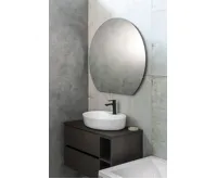 SAPHO DARA CUT zrcadlo s LED podsvícením 20W, ø 100x90cm, topná fólie (5)