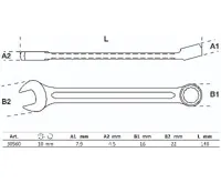 BGS Klíč očkoplochý,  10 mm (1)