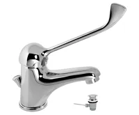 NOVASERVIS Umyvadlová baterie s výpustí lékařská páka Metalia 55 chrom - 55001L,0 NOVASERVIS Umyvadlová baterie s výpustí lékařská páka Metalia 55 chrom - 55001L,0