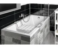 AQUALINE DOUBRAVA obdélníková vana 160x70x42cm, bílá (4)