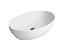 GSI PURA keramické umyvadlo na desku 60x42cm, bílá ExtraGlaze GSI PURA keramické umyvadlo na desku 60x42cm, bílá ExtraGlaze