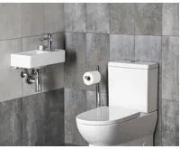 SAPHO MINOS keramické umývátko 40x22cm, baterie vpravo, bílá (4)