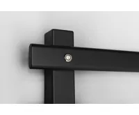 SAPHO ELCOR elektrický sušák ručníků 480x920x50 mm, 128 W, černá mat (4)