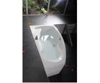 POLYSAN MAMBA L asymetrická vana 160x95x44cm, bílá (5)