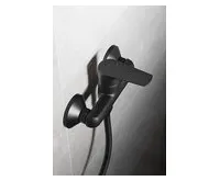 AQUALINE LOTTA nástěnná sprchová baterie, černá mat (1)