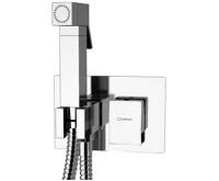 SAPHO SPECTRE podomítková bidetová baterie se Stop sprškou, hranatá, chrom
