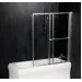 POLYSAN OLBIA vanová zástěna s pneumatickým zdvihem, š. 1230mm, stříbrná, čiré sklo