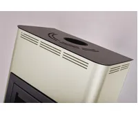 HS Flamingo Krbová kamna AQUAFLAM ® 17 s výměníkem - krémová, automatická regulace (14)
