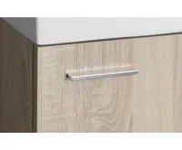 AQUALINE ZOJA umyvadlová skříňka 39,5x50x22cm, dub platin (2)